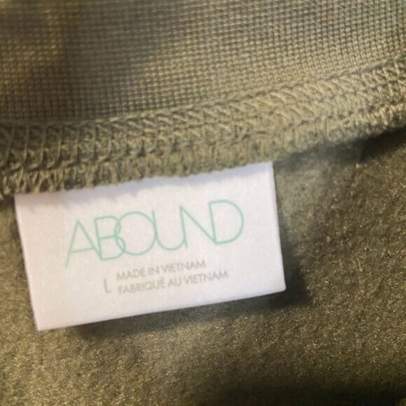 Women's Mock Neck Fleece Pullover Sweater ABOUND NWT - Picture 5 of 5